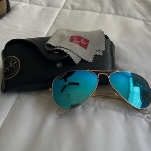 Polarized Blue Ray Ban Aviators